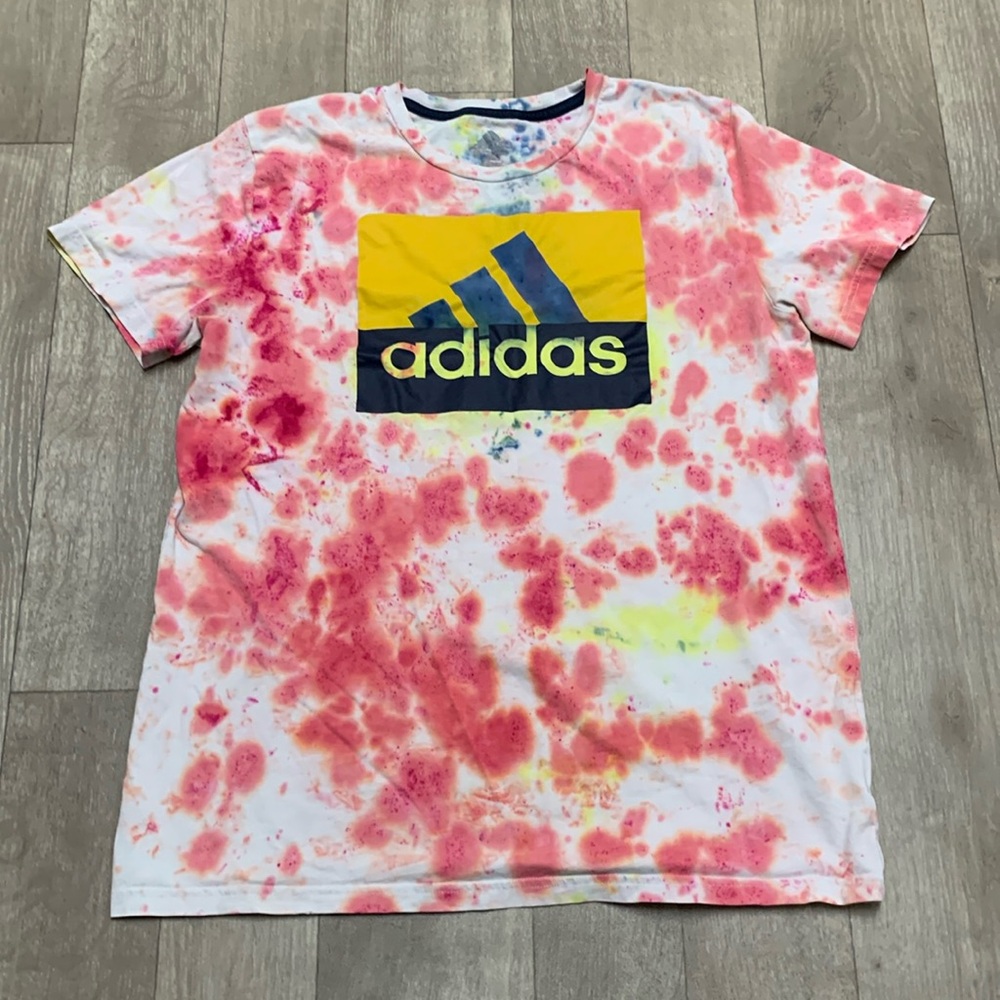 Kids Adidas Tie Dye Crewneck Shortsleeve‎ T-Shirt